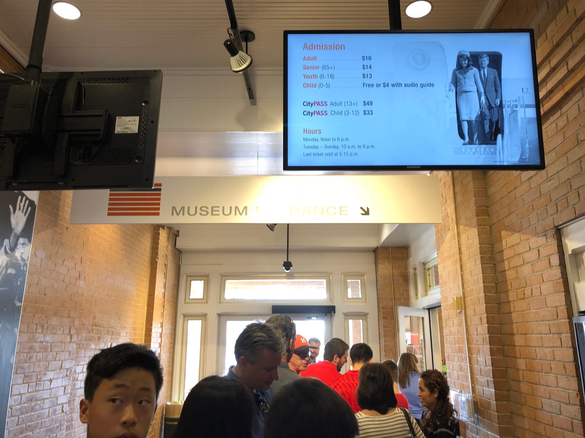 Waiting in line for tickets to the Dallas' Book Depository Museum